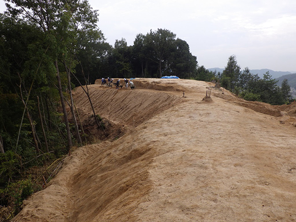 天地遺跡（第３次調査）遺構検出作業3