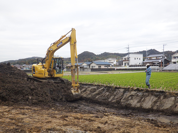 夕倉遺跡発掘調査開始