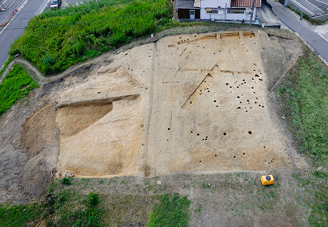 遺跡全景(北東から)