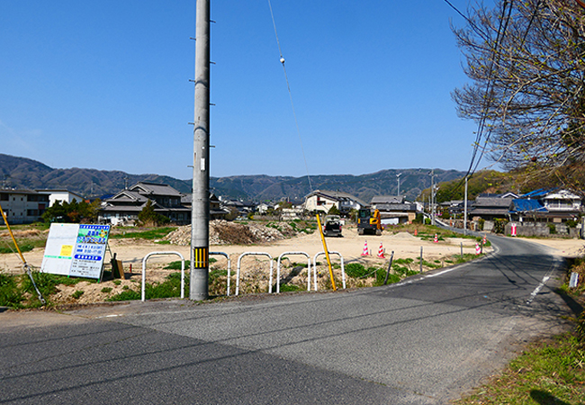 調査前近景（東から）