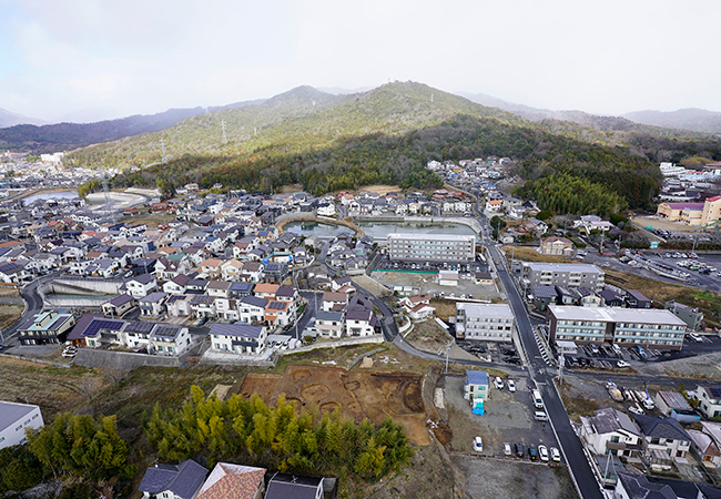 遺跡遠景（南から）