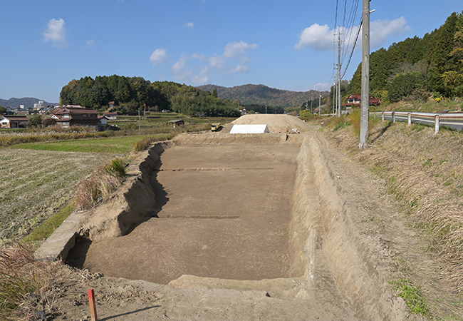 調査完了全景（南東から）